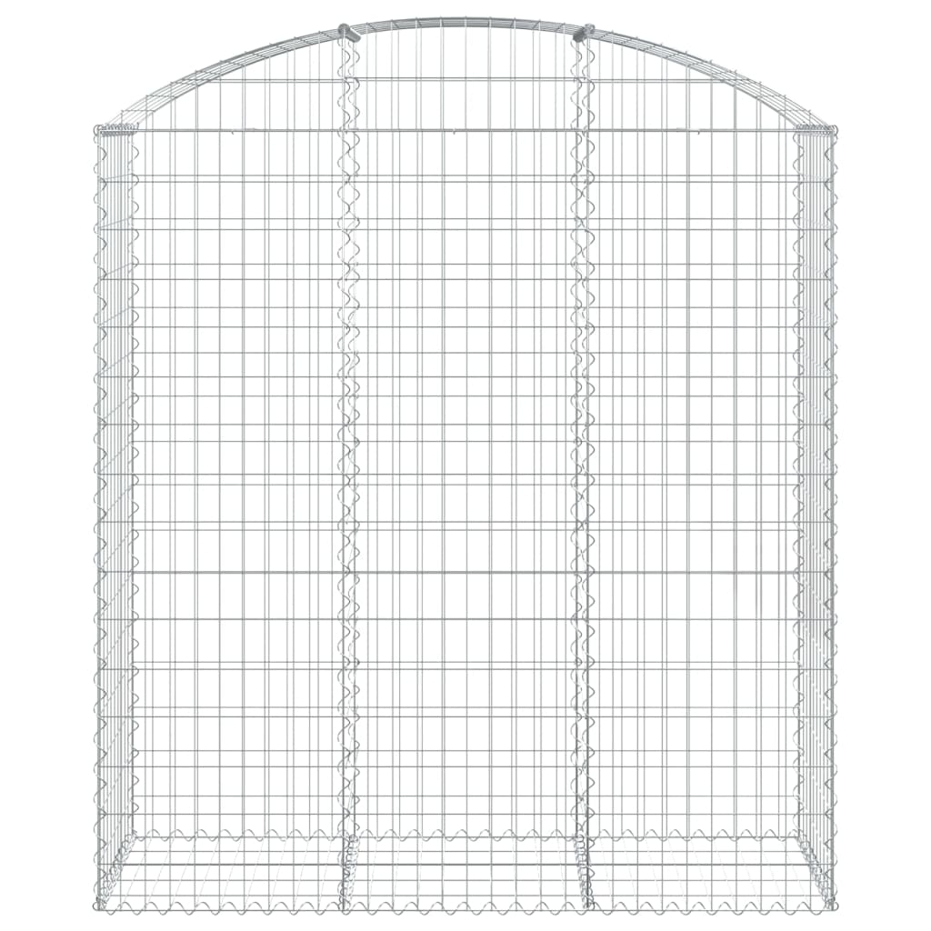 VIDAXL SCHANSKORF VULTED 150X50X160 180 cm verzinktes Eisen