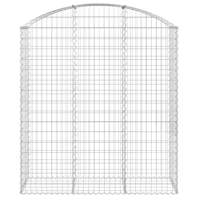 VIDAXL SCHANSKORF VULTED 150X50X160 180 cm verzinktes Eisen