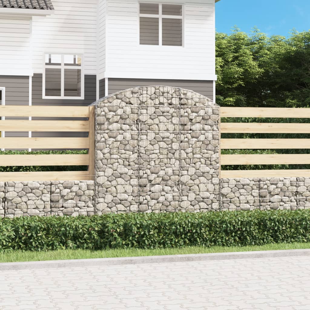 VIDAXL SCHANSKORF VULTED 150X50X160 180 cm verzinktes Eisen