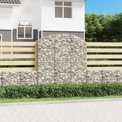 VIDAXL SCHANSKORF VULTED 150X50X160 180 cm verzinktes Eisen