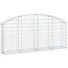 Vidaxl Schanskorf Gewölbe 200x30x80 100 cm verzinktes Eisen