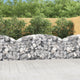 Vidaxl Schanskorf Gewölbe 200x30x80 100 cm verzinktes Eisen