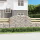 Vidaxl Schanskorf Gewölbe 200x30x120 140 cm verzinktes Eisen