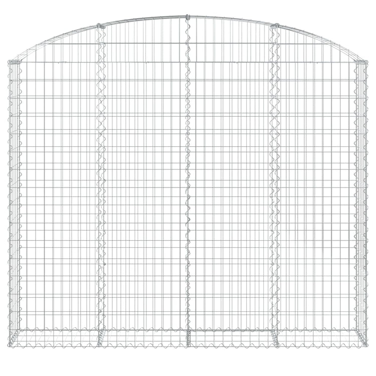 Vidaxl Schanskorf Gewölbe 200x30x160 180 cm verzinktes Eisen