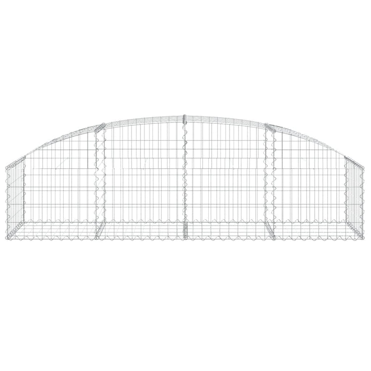 Vidaxl Schanskorf Gewölbe 200x50x40 60 cm verzinktes Eisen