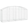 Vidaxl Schanskorf Gewölbe 200x50x80 100 cm verzinktes Eisen