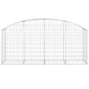 Vidaxl Schanskorf Gewölbe 200x50x80 100 cm verzinktes Eisen