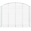 Vidaxl Schanskorf Gewölbe 200x50x140 160 cm verzinktes Eisen