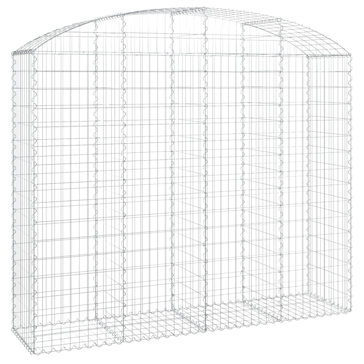 Vidaxl Schanskorf Gewölbe 200x50x160 180 cm verzinktes Eisen
