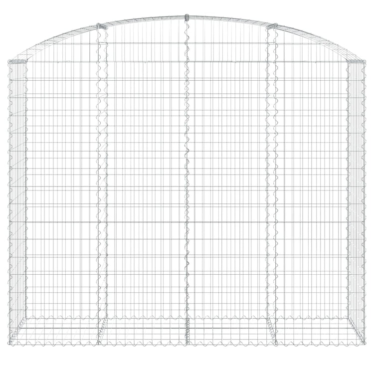 Vidaxl Schanskorf Gewölbe 200x50x160 180 cm verzinktes Eisen