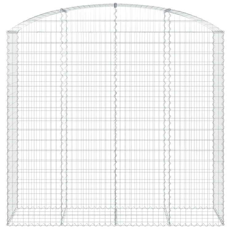 Vidaxl Schanskorf Gewölbe 200x50x180 200 cm verzinktes Eisen