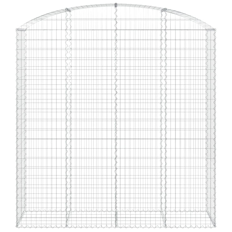 Vidaxl Schanskorf Gewölbe 200x50x200 220 cm verzinktes Eisen