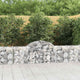 Vidaxl Schanskorf Gewölbe 200x30x60 80 cm verzinktes Eisen