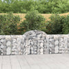 Vidaxl Schanskorf Gewölbe 200x30x80 100 cm verzinktes Eisen