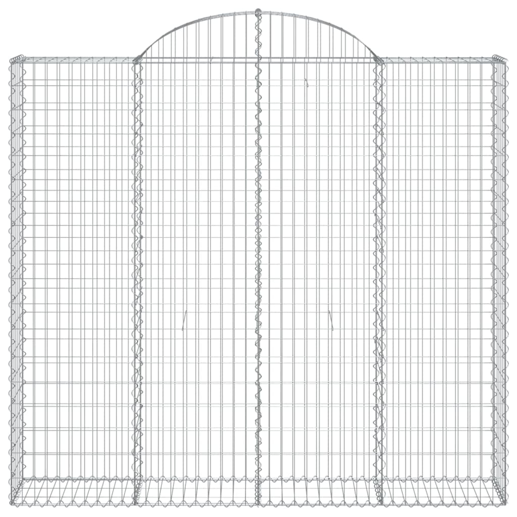 Vidaxl Schanskorf Gewölbe 200x30x180 200 cm verzinktes Eisen