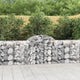 Vidaxl Schanskorf Gewölbe 200x50x80 100 cm verzinktes Eisen