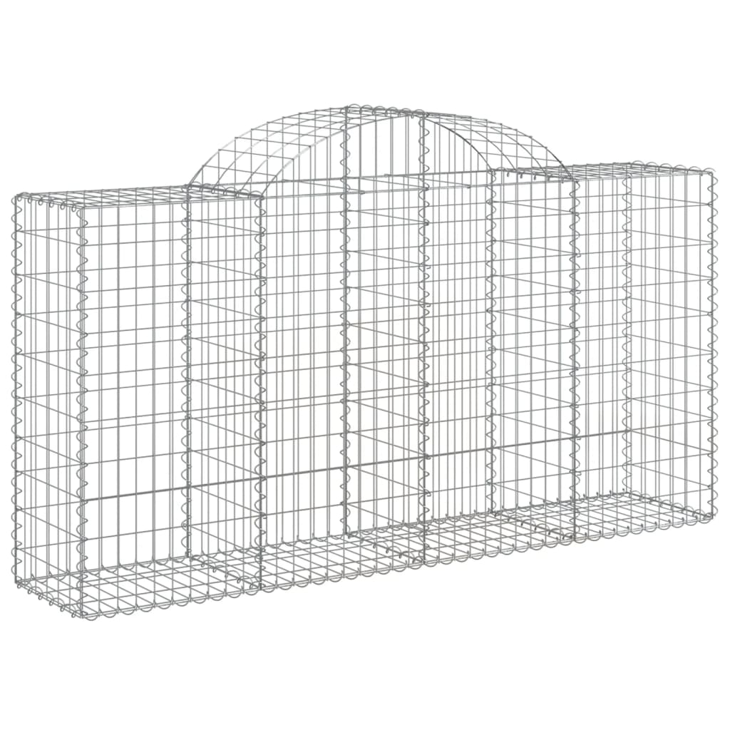 Vidaxl Schanskorf Gewölbe 200x50x100 120 cm verzinktes Eisen