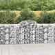 Vidaxl Schanskorf Gewölbe 200x50x100 120 cm verzinktes Eisen