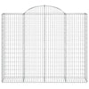 Vidaxl Schanskorf Gewölbe 200x50x160 180 cm verzinktes Eisen