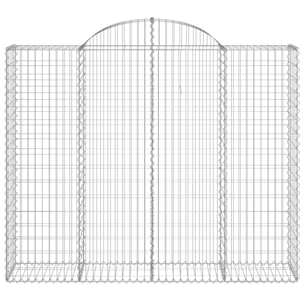 Vidaxl Schanskorf Gewölbe 200x50x160 180 cm verzinktes Eisen
