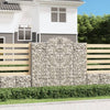 Vidaxl Schanskorf Gewölbe 200x50x180 200 cm verzinktes Eisen