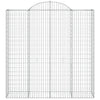 Vidaxl Schanskorf Gewölbe 200x50x200 220 cm verzinktes Eisen