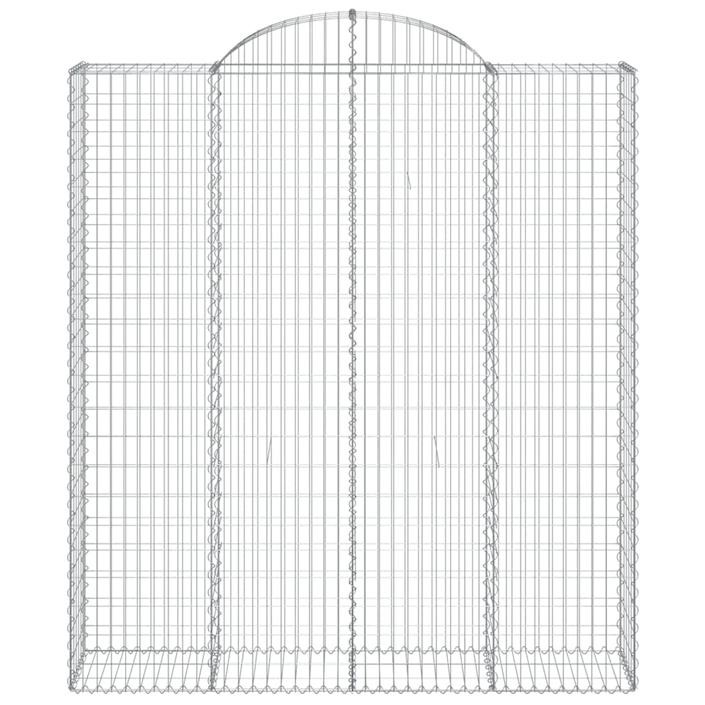 Vidaxl Schanskorf Gewölbe 200x50x220 240 cm verzinktes Eisen