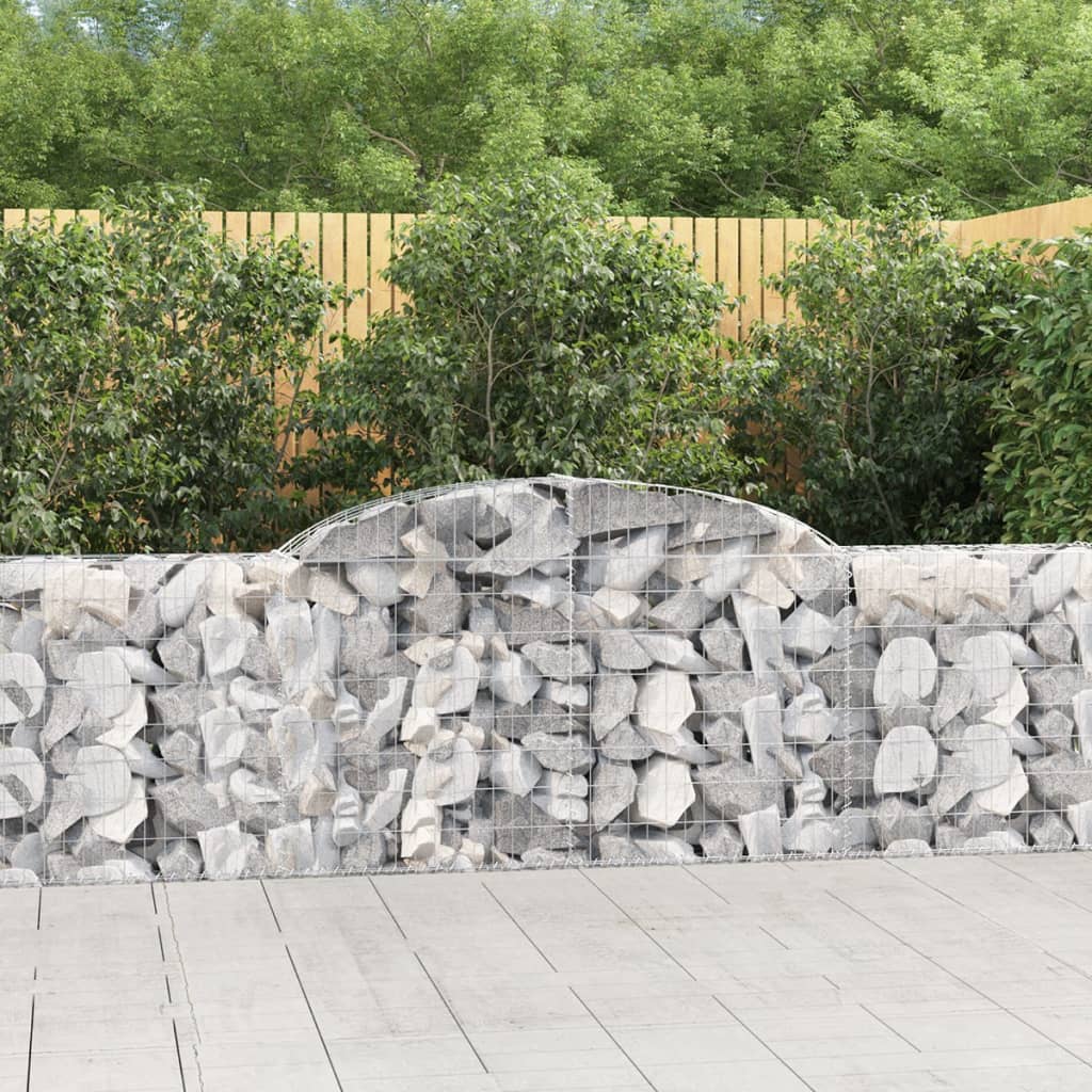 VIDAXL SCHANSKORF VULTED 300X30X80 100 CM GESCHALTE