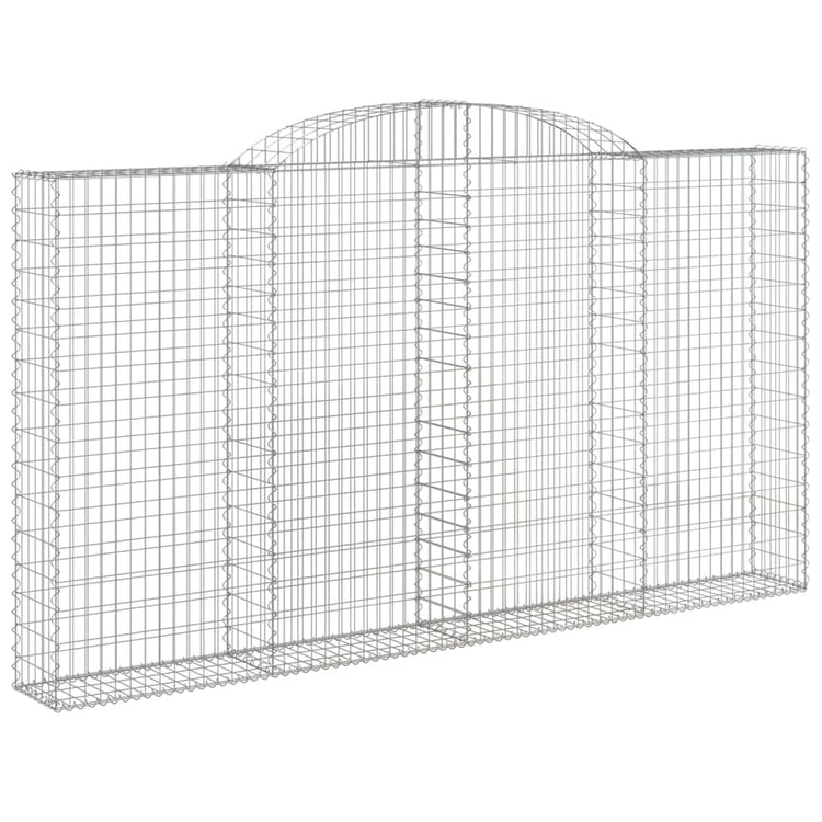 Vidaxl Schanskorf Gewölbe 300x30x160 180 cm verzinktes Eisen