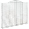 Vidaxl Schanskorf Gewölbe 300x30x220 240 cm verzinktes Eisen