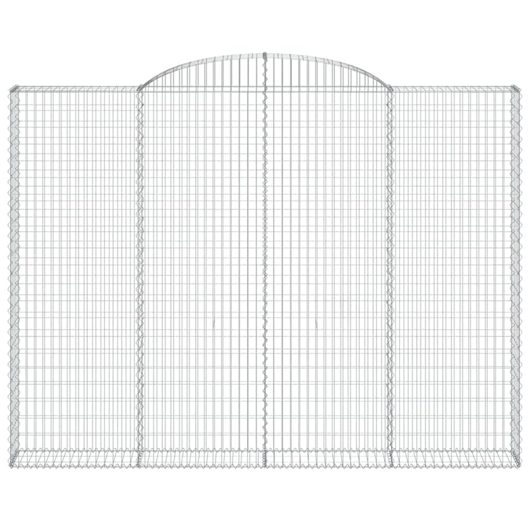 Vidaxl Schanskorf Gewölbe 300x30x220 240 cm verzinktes Eisen