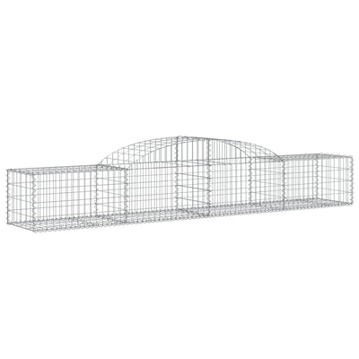 VIDAXL SCHANSKORF VULTED 300X50X40 60 cm verzinktes Eisen