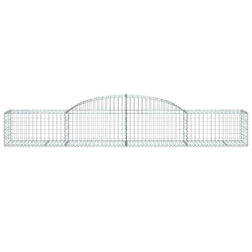 VIDAXL SCHANSKORF VULTED 300X50X40 60 cm verzinktes Eisen