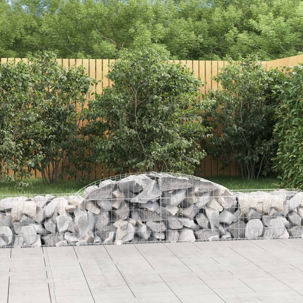 VIDAXL SCHANSKORF VULTED 300X50X40 60 cm verzinktes Eisen