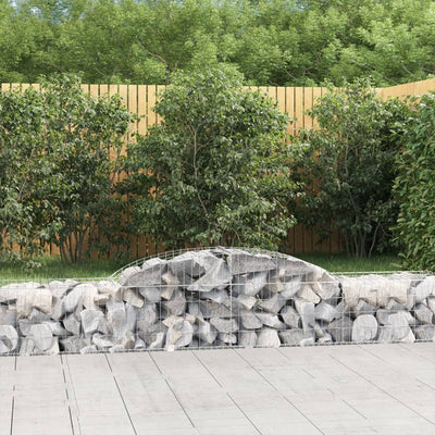 VIDAXL SCHANSKORF VULTED 300X50X40 60 cm verzinktes Eisen
