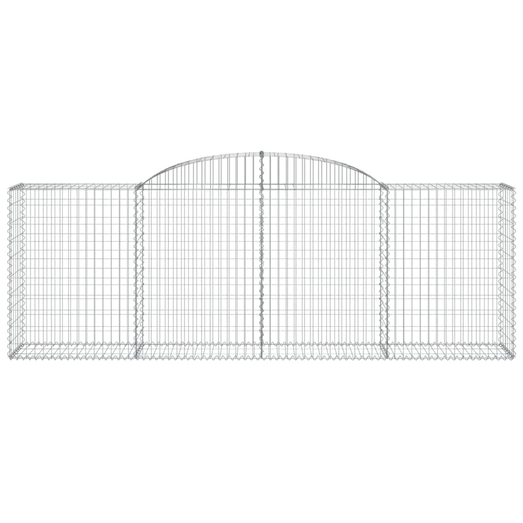 Vidaxl Schanskorf Gewölbe 300x50x100 120 cm verzinktes Eisen