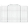Vidaxl Schanskorf Gewölbe 300x50x180 200 cm verzinktes Eisen