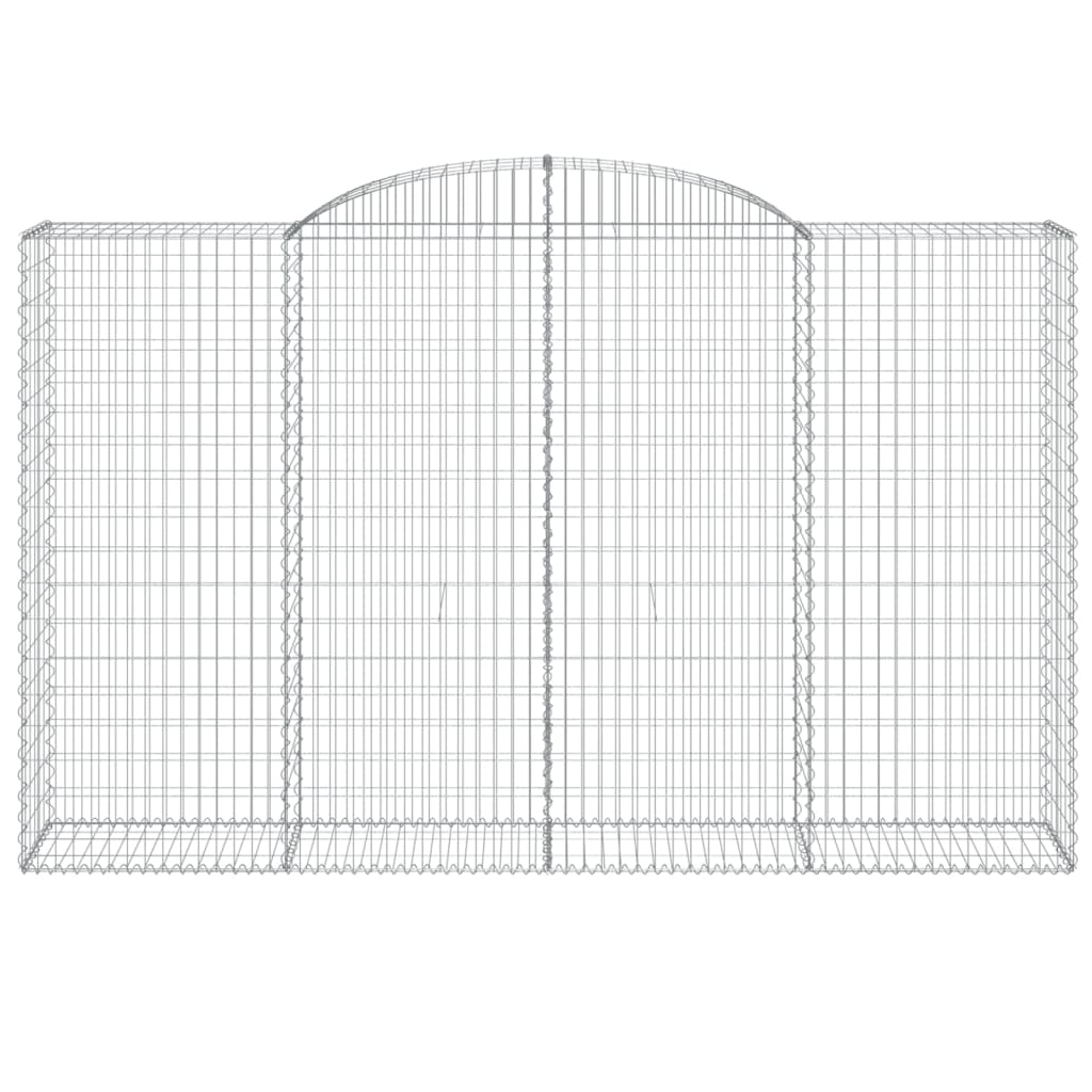 Vidaxl Schanskorf Gewölbe 300x50x180 200 cm verzinktes Eisen