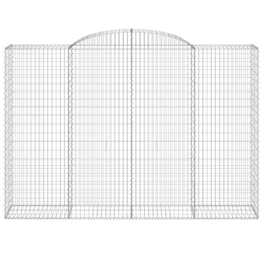 Vidaxl Schanskorf Gewölbe 300x50x200 220 cm verzinktes Eisen