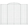 VIDAXL SCHANSKORF VULTED 300X50X220 240 cm verzinktes Eisen