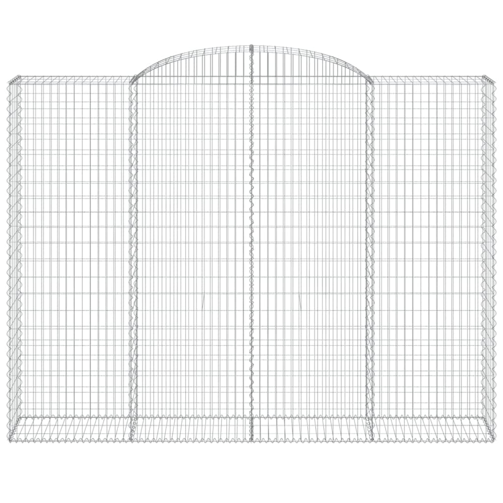 VIDAXL SCHANSKORF VULTED 300X50X220 240 cm verzinktes Eisen