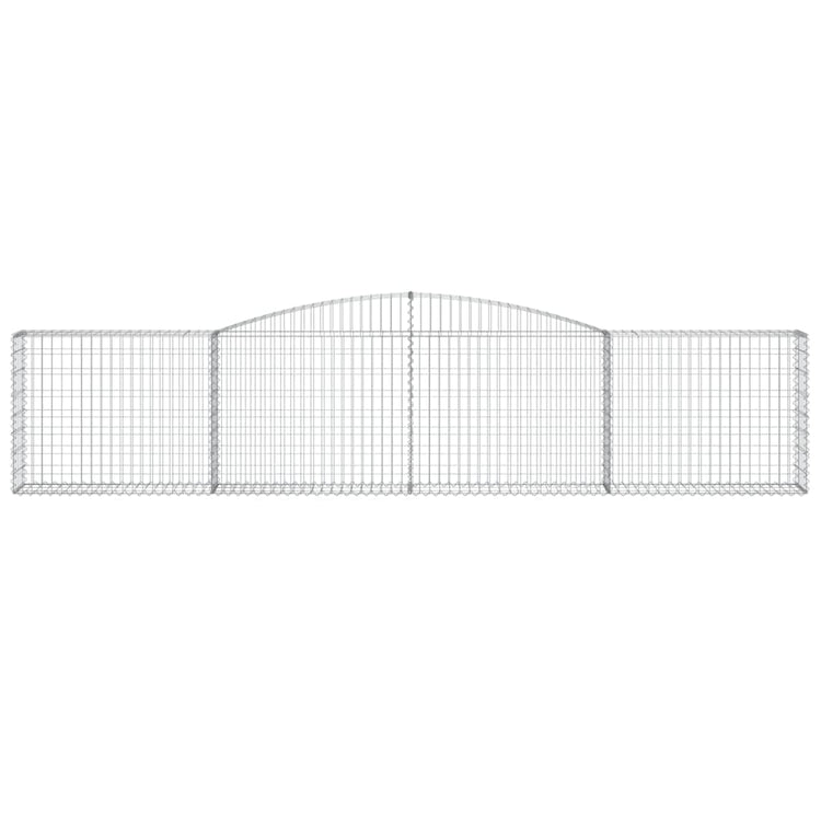 VIDAXL SCHANSKORF VALLED 400 x 30 x 80 100 cm verzinktes Eisen