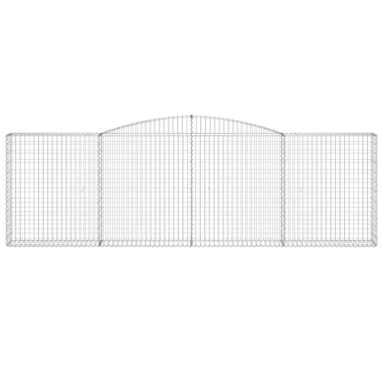 VIDAXL SCHANSKORF VALLED 400X30X120 140 cm verzinktes Eisen