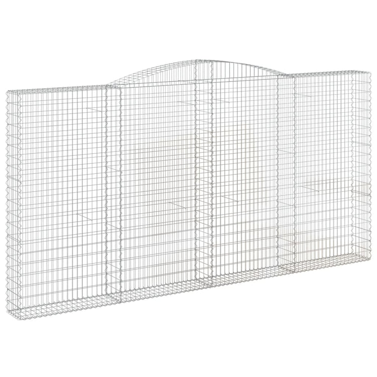 Vidaxl Schanskorf Gewölbe 400x30x200 220 cm verzinktes Eisen