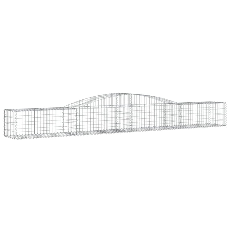 Vidaxl Schanskorf Gewölbe 400x50x40 60 cm verzinktes Eisen