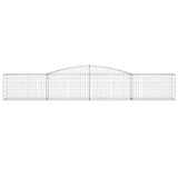 VIDAXL SCHANSKORF VALLED 400X50X60 80 cm verzinktes Eisen - afbeelding 3