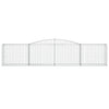 VIDAXL SCHANSKORF VALLED 400X50X80 100 CM GESCHALTE