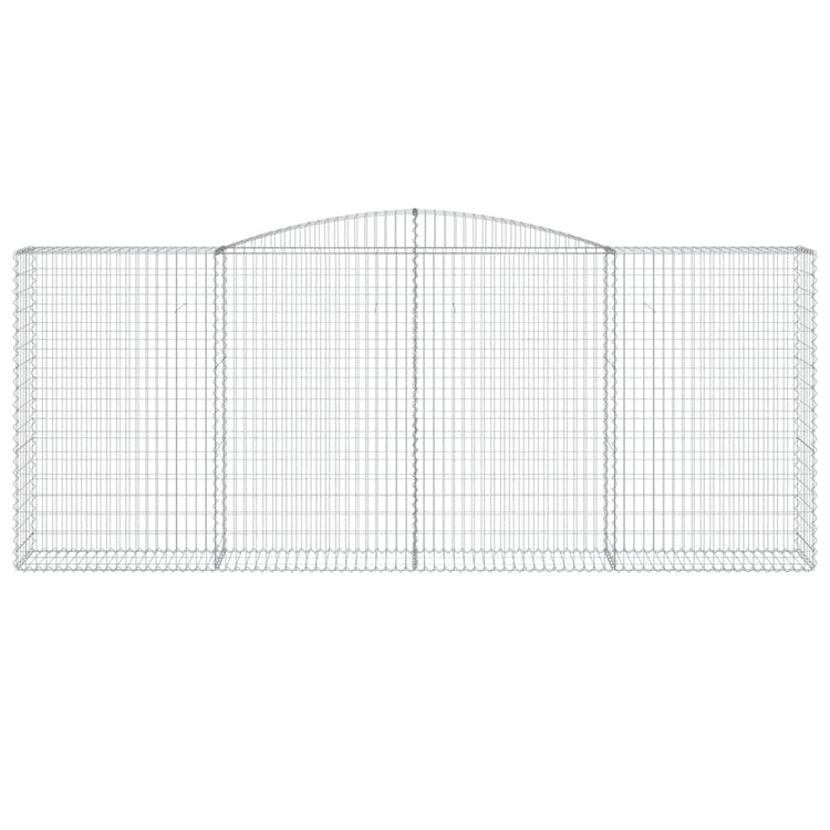 Vidaxl Schanskorf Gewölbe 400x50x160 180 cm verzinktes Eisen