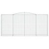 Vidaxl Schanskorf Gewölbe 400x50x180 200 cm verzinktes Eisen
