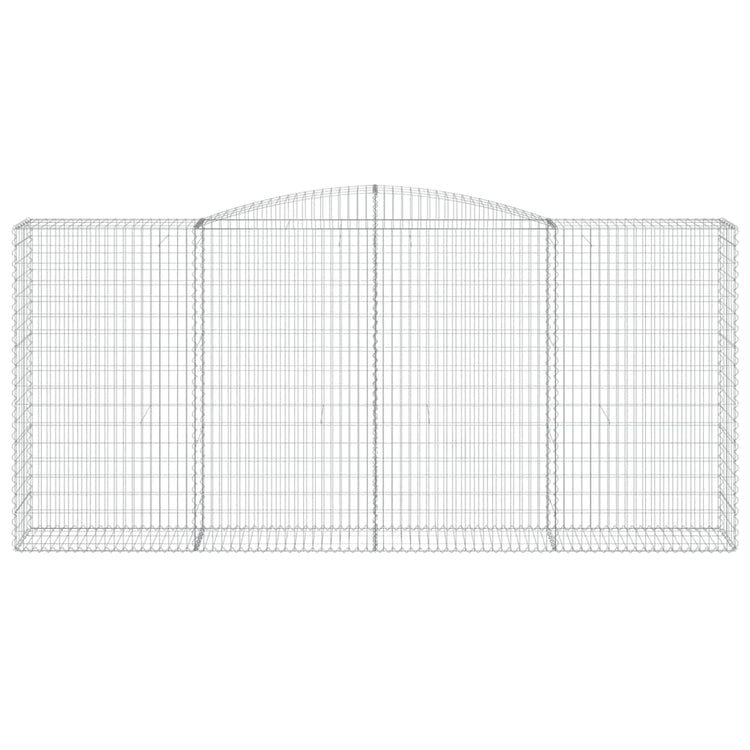 Vidaxl Schanskorf Gewölbe 400x50x180 200 cm verzinktes Eisen